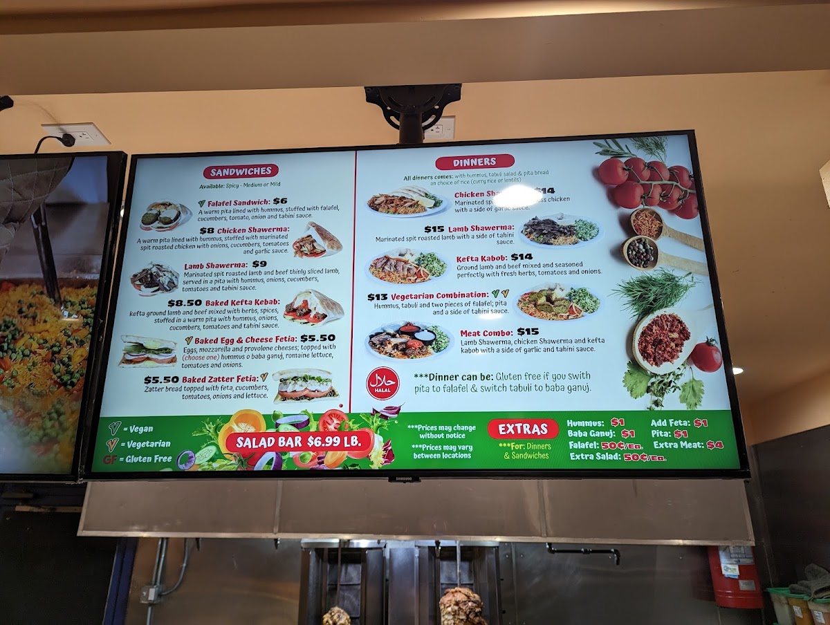 Sultan's Market Menu - Image 2