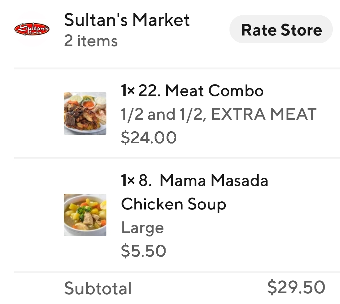 Sultan's Market Menu - Image 3